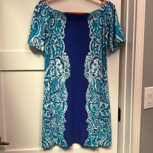Lily Pulitzer off-shoulder dress, size small
